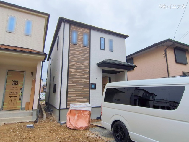 愛知県名古屋市名東区香流1丁目の新築戸建て外構写真 2025年11月4日撮影