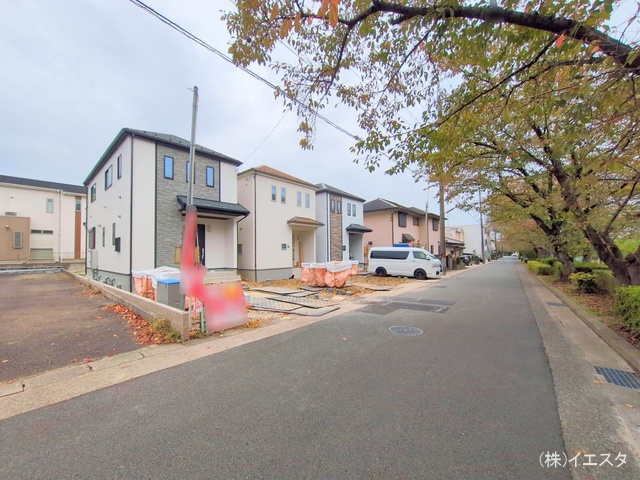 愛知県名古屋市名東区香流1丁目の新築戸建て外構写真 2025年11月4日撮影