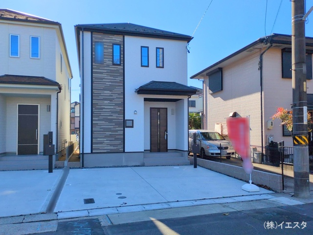 愛知県名古屋市名東区香流1丁目の新築戸建て完成写真 2025年12月21日撮影