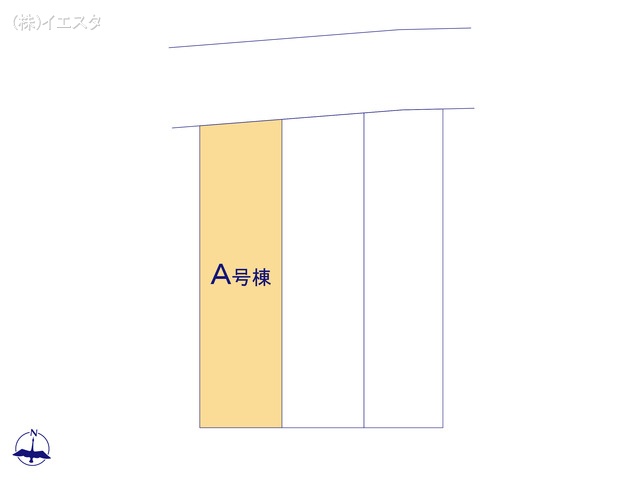 愛知県名古屋市名東区香流1丁目の新築戸建て全体区画図 ※図面と異なる場合は現況を優先