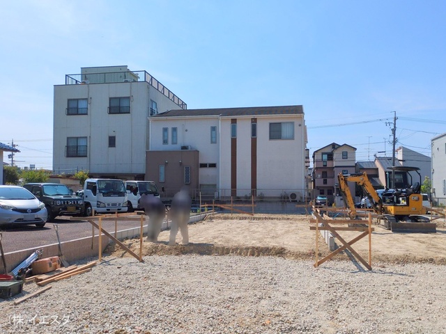 愛知県名古屋市名東区香流1丁目の新築戸建て基礎写真 2025年8月21日撮影