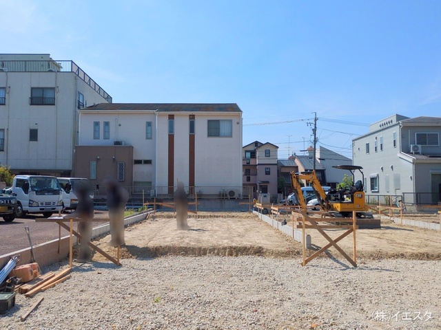 愛知県名古屋市名東区香流1丁目の新築戸建て基礎写真 2025年8月21日撮影