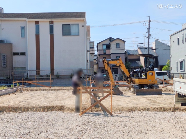 愛知県名古屋市名東区香流1丁目の新築戸建て基礎写真 2025年8月21日撮影