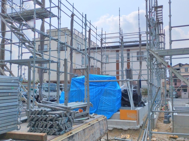 愛知県名古屋市名東区香流1丁目の新築戸建て基礎写真 2025年9月16日撮影