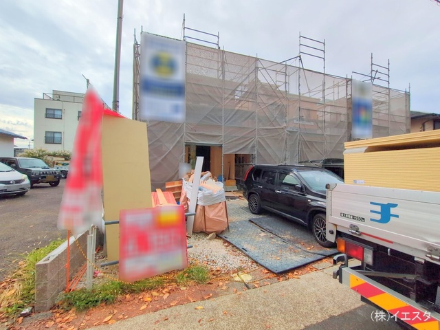 愛知県名古屋市名東区香流1丁目の新築戸建て上棟写真 2025年10月2日撮影