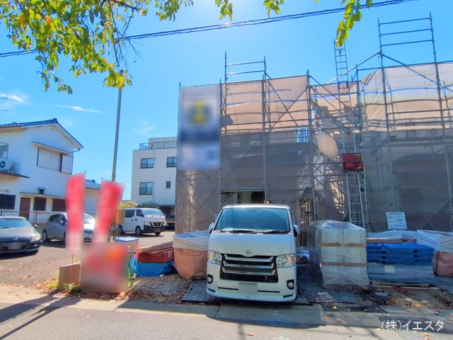 愛知県名古屋市名東区香流1丁目の新築戸建てシート写真 2025年10月8日撮影