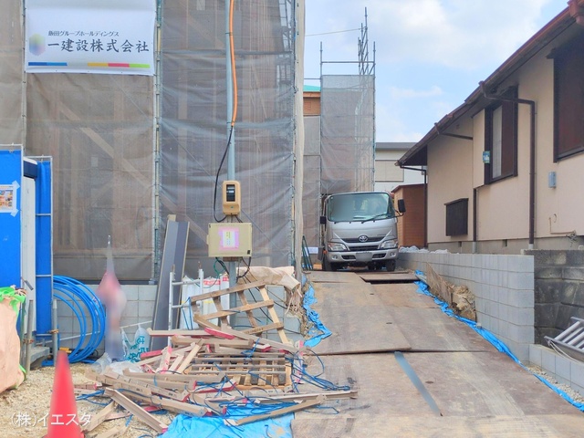 愛知県春日井市中央台6丁目の新築戸建て上棟写真 2025年6月19日撮影