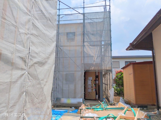 愛知県春日井市中央台6丁目の新築戸建てシート写真 2025年7月3日撮影