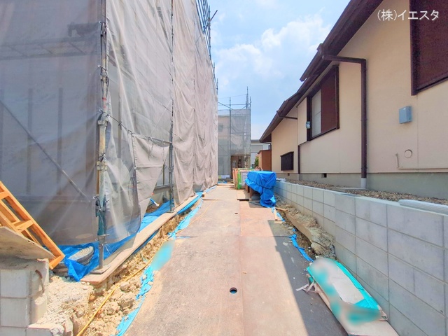 愛知県春日井市中央台6丁目の新築戸建てシート写真 2025年7月3日撮影