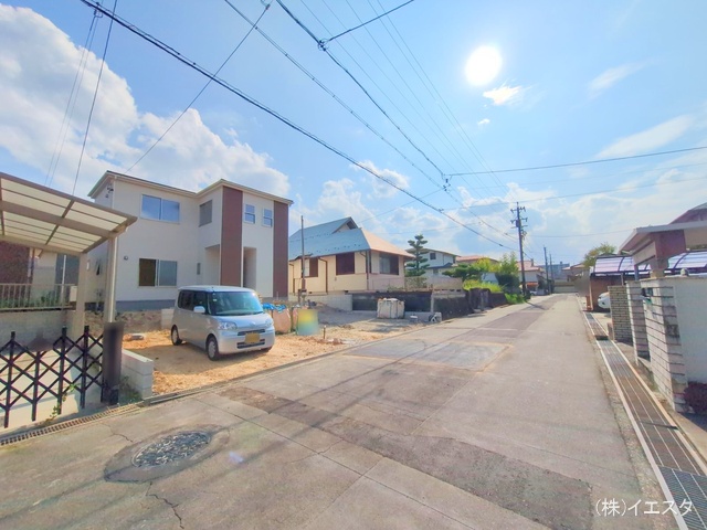 愛知県春日井市中央台6丁目の新築戸建て外構写真 2025年8月4日撮影