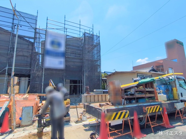愛知県瀬戸市平町１丁目の新築戸建てシート写真 2025年7月31日撮影