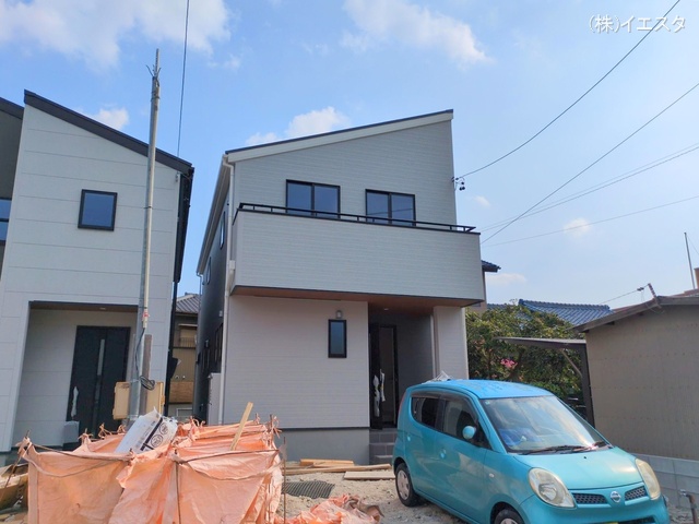 愛知県瀬戸市平町１丁目の新築戸建て外構写真 2025年8月25日撮影