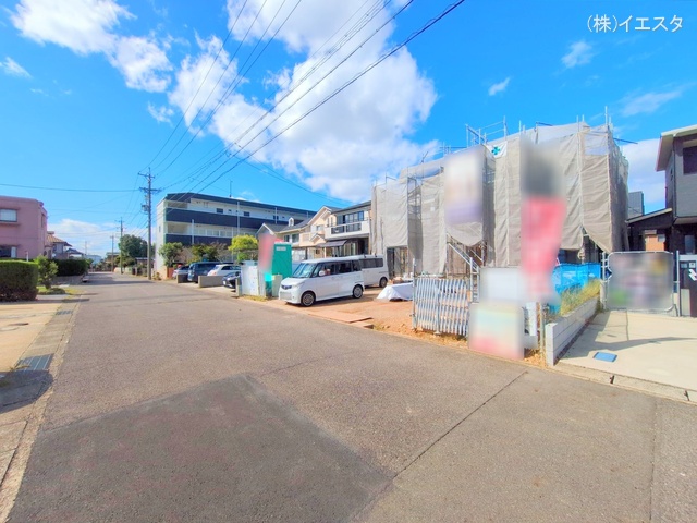 愛知県春日井市高山町3丁目の新築戸建てシート写真 2025年10月27日撮影