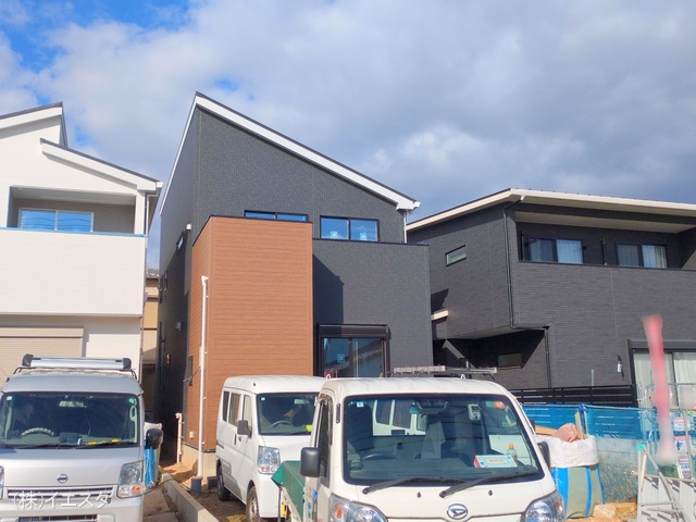 愛知県春日井市高山町3丁目の新築戸建て外構写真 2025年11月18日撮影