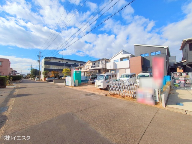 愛知県春日井市高山町3丁目の新築戸建て外構写真 2025年11月18日撮影
