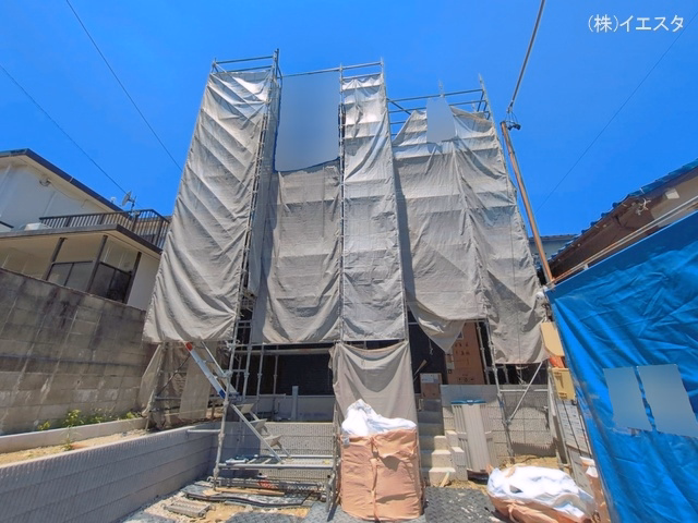 愛知県日進市岩崎町元井ゲの新築戸建てシート写真 2026年7月8日撮影