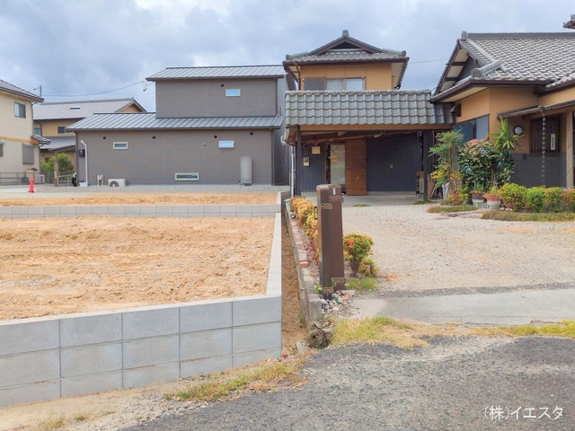 愛知県長久手市早稲田の新築戸建て更地・土地写真 2025年9月3日撮影