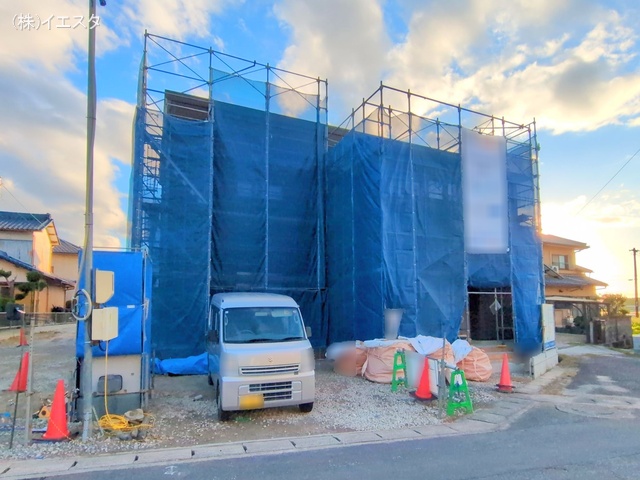 愛知県長久手市早稲田の新築戸建てシート写真 2025年11月9日撮影