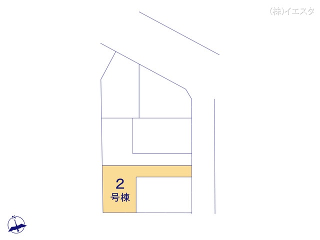 愛知県春日井市東野町西２丁目の新築戸建て全体区画図 ※図面と異なる場合は現況を優先