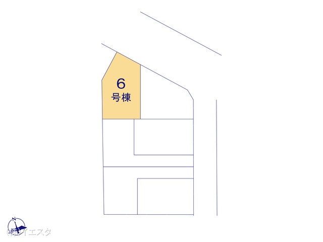 愛知県春日井市東野町西２丁目の新築戸建て全体区画図 ※図面と異なる場合は現況を優先