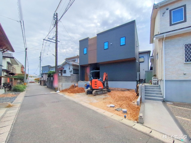 愛知県名古屋市守山区城土町の新築戸建て外構写真 2025年11月10日撮影