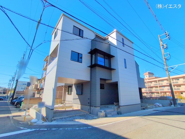 愛知県名古屋市名東区社が丘3丁目の新築戸建て外構写真 2025年12月21日撮影