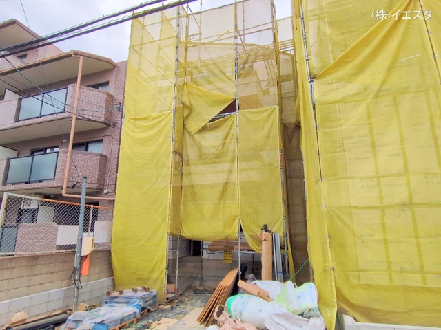 愛知県名古屋市名東区社が丘３丁目の新築戸建てシート写真 2025年11月4日撮影