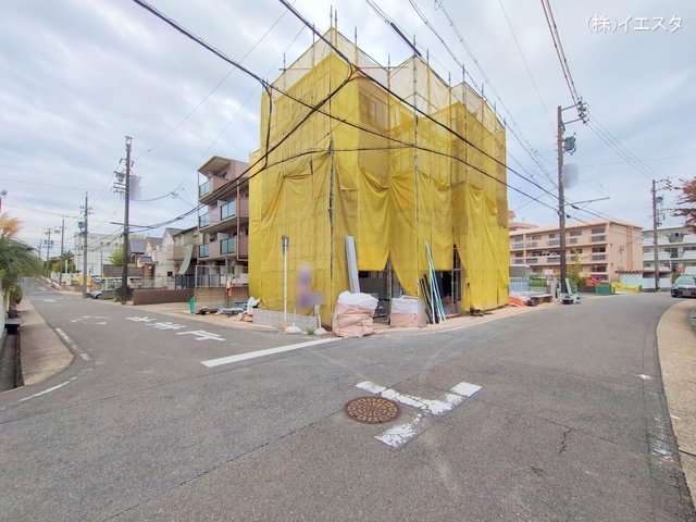 愛知県名古屋市名東区社が丘３丁目の新築戸建てシート写真 2025年11月4日撮影