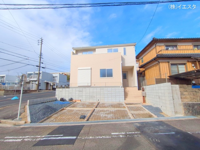 愛知県瀬戸市萩山台５丁目の新築戸建て外構写真 2025年12月25日撮影