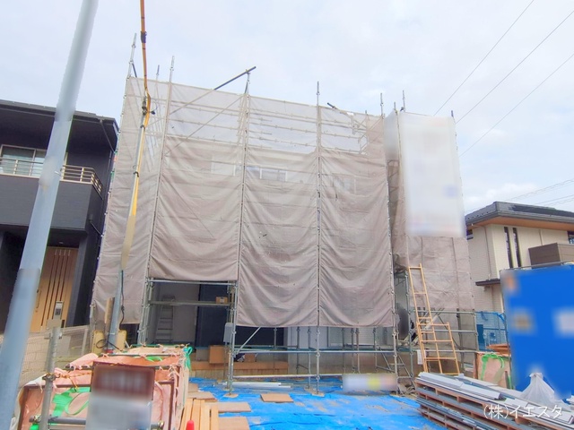 愛知県瀬戸市赤重町の新築戸建てシート写真 2025年11月11日撮影