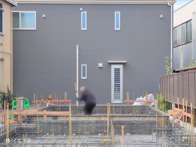 愛知県名古屋市守山区廿軒家の新築戸建て基礎写真 2025年11月10日撮影