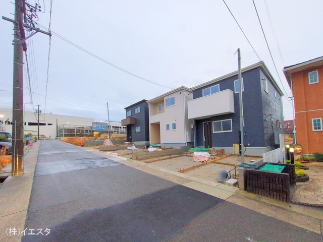 愛知県名古屋市守山区笹ヶ根３丁目の新築戸建て外構写真 2025年12月24日撮影