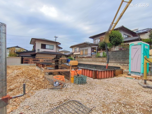 愛知県春日井市坂下町５丁目の新築戸建て基礎写真 2025年10月19日撮影