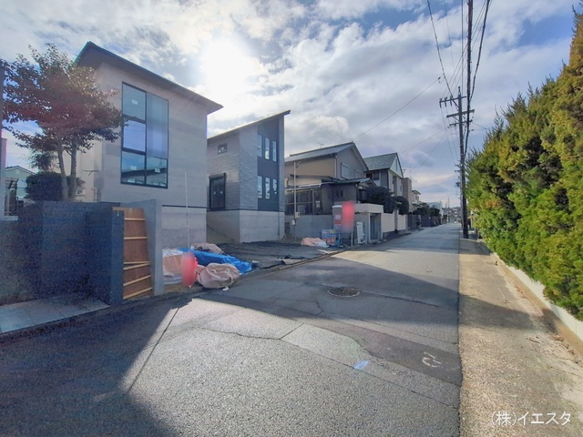 愛知県名古屋市名東区よもぎ台３丁目の新築戸建て外構写真 2026年1月13日撮影