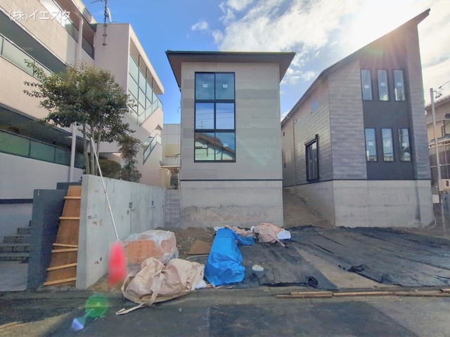 愛知県名古屋市名東区よもぎ台３丁目の新築戸建て外構写真 2026年1月13日撮影