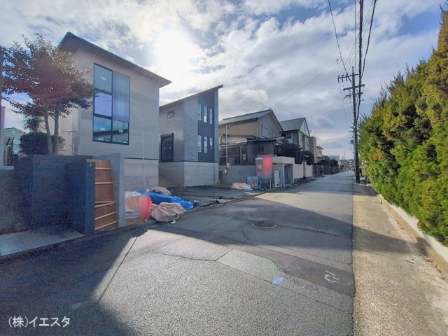 愛知県名古屋市名東区よもぎ台３丁目の新築戸建て外構写真 2026年1月13日撮影