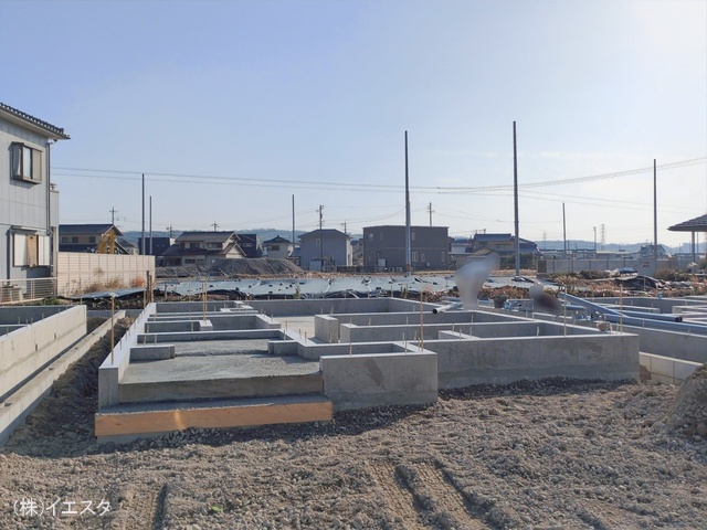 愛知県春日井市熊野町の新築戸建て基礎写真 2026年1月15日撮影