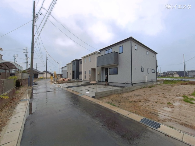愛知県春日井市熊野町の新築戸建て外構写真 2026年3月30日撮影