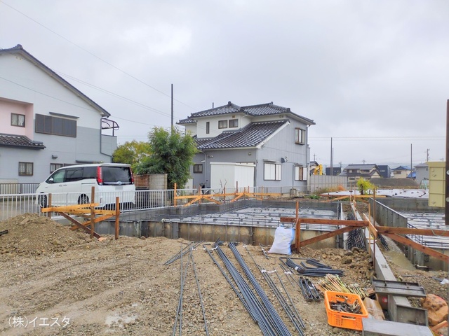 愛知県春日井市熊野町の新築戸建て基礎写真 2025年12月24日撮影