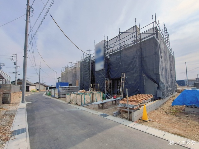 愛知県春日井市熊野町の新築戸建て上棟写真 2026年2月5日撮影