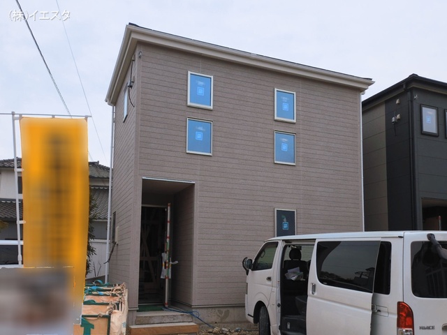 愛知県春日井市熊野町の新築戸建て外構写真 2026年3月1日撮影