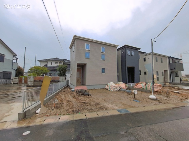愛知県春日井市熊野町の新築戸建て外構写真 2026年3月30日撮影