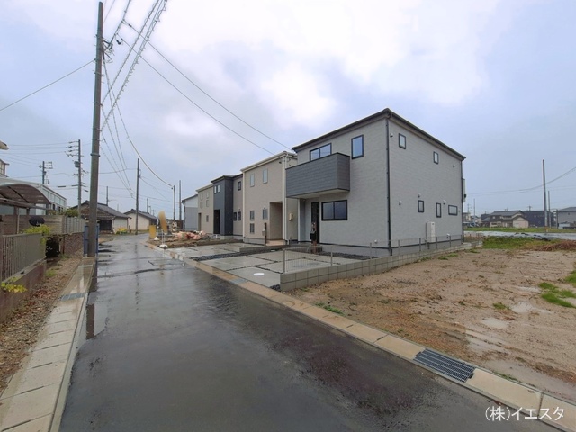 愛知県春日井市熊野町の新築戸建て外構写真 2026年3月30日撮影