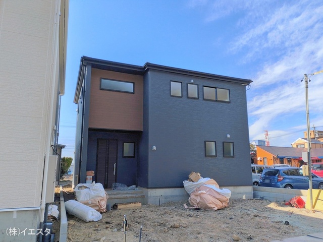 愛知県日進市梅森台１丁目の新築戸建て外構写真 2026年2月17日撮影