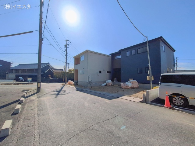 愛知県日進市梅森台１丁目の新築戸建て外構写真 2026年2月17日撮影