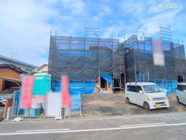 愛知県瀬戸市原山台４丁目の新築戸建て上棟写真 2025年12月25日撮影