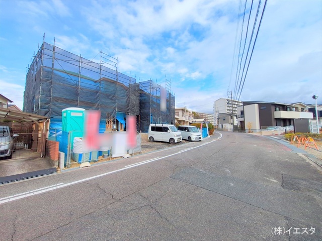 愛知県瀬戸市原山台４丁目の新築戸建て上棟写真 2025年12月25日撮影