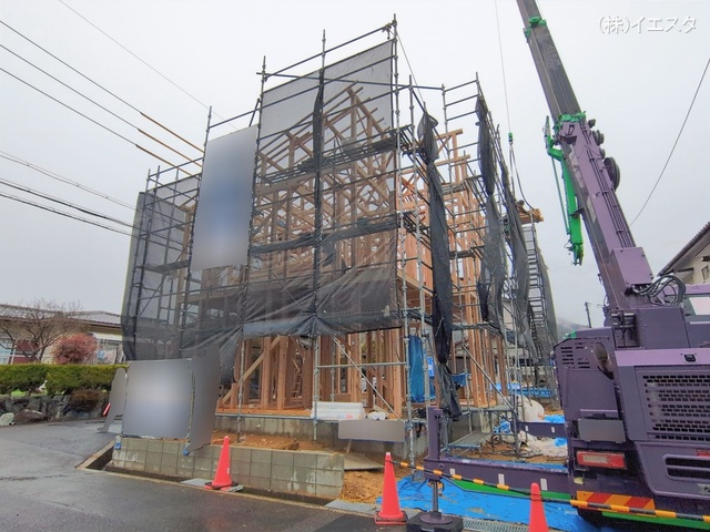 愛知県春日井市高森台６丁目の新築戸建て上棟写真 2026年2月24日撮影