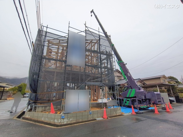 愛知県春日井市高森台６丁目の新築戸建て上棟写真 2026年2月24日撮影