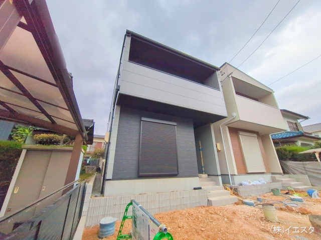 愛知県尾張旭市庄南町１丁目の新築戸建て外構写真 2025年12月2日撮影